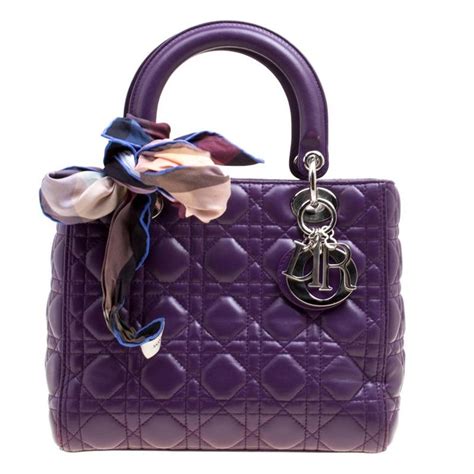 dior purple shoulder bag.